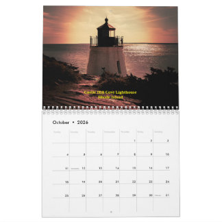 New England Lighthouse Calendar
