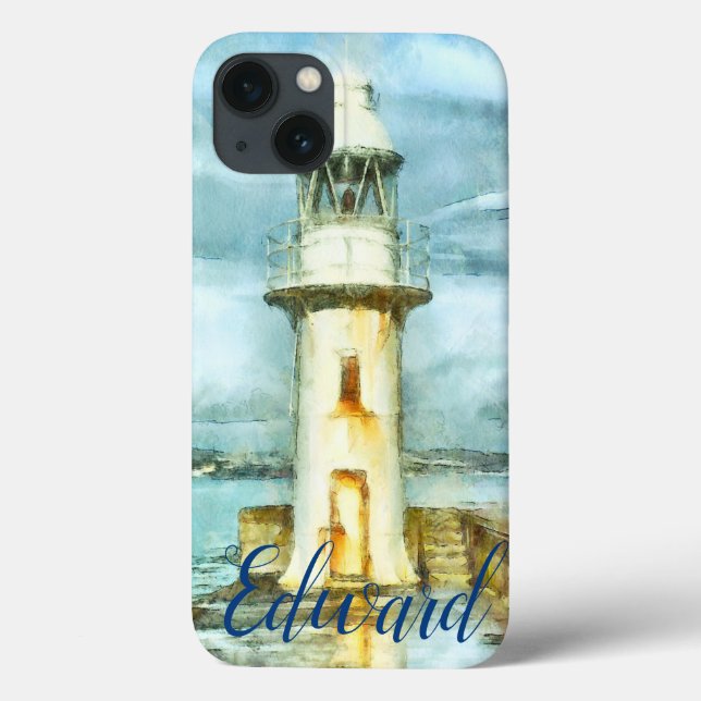New England Lighthouse Case-Mate iPhone Case (Back)