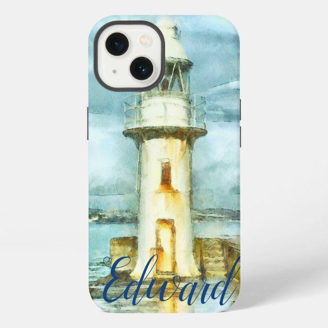 New England Lighthouse iPhone Case (Back)