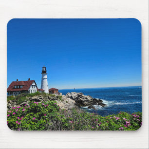 New England Lighthouse Mouse Pad