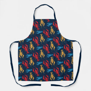 New England Lobster Bake Maine Coastal Apron