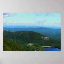 New England Mountain Landscape  View