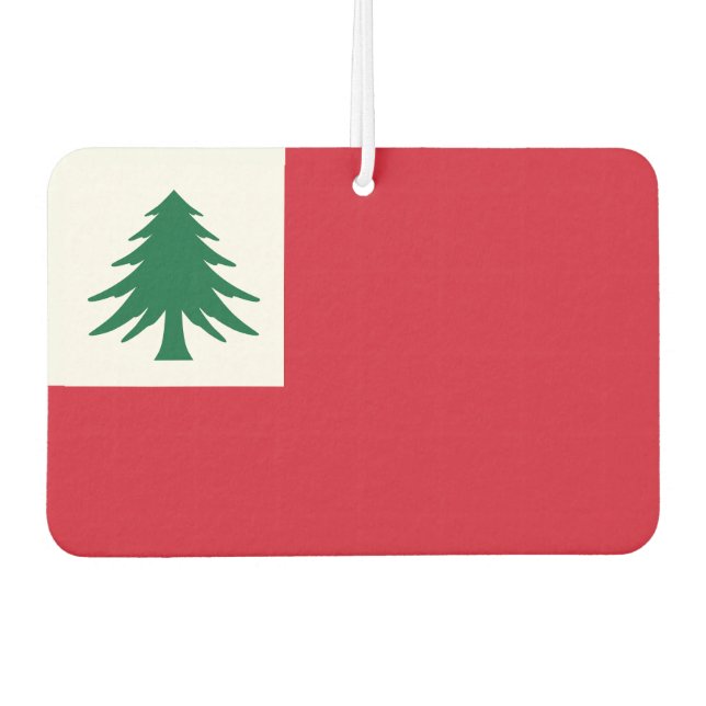 New England Pine Tree Car Air Freshener (Front)
