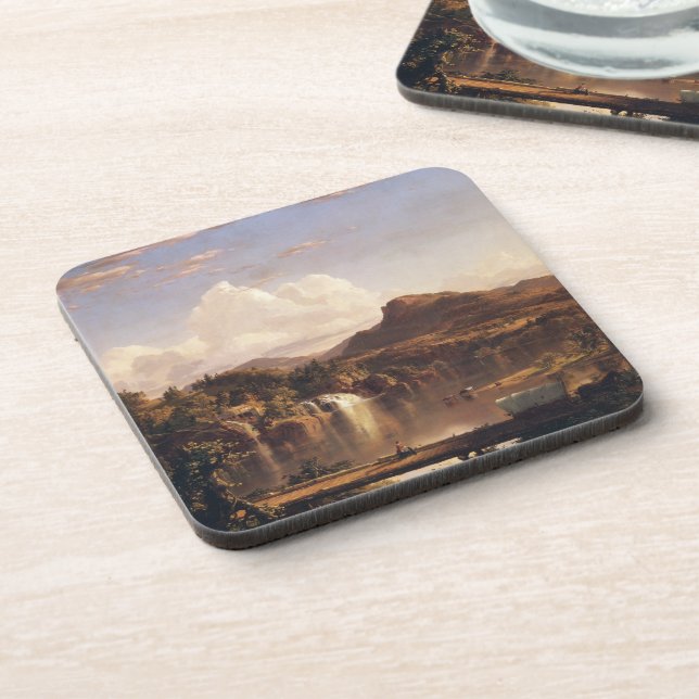 New England Scenery Frederic Edwin Church Coaster (Left Side)