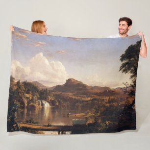 New England Scenery Frederic Edwin Church Fleece Blanket