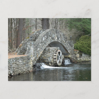 New England Stone Bridge Postcard