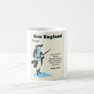 New england Tour vintage travel poster Coffee Mug