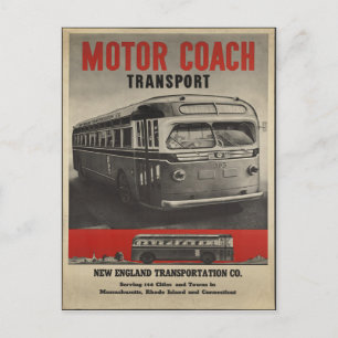 New England Vintage Postcard