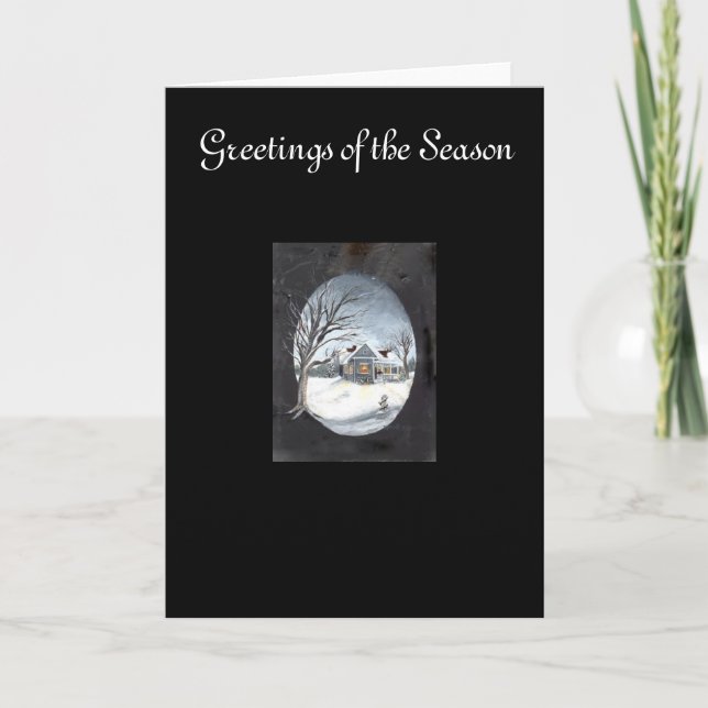 New England Winter Holiday Card (Front)