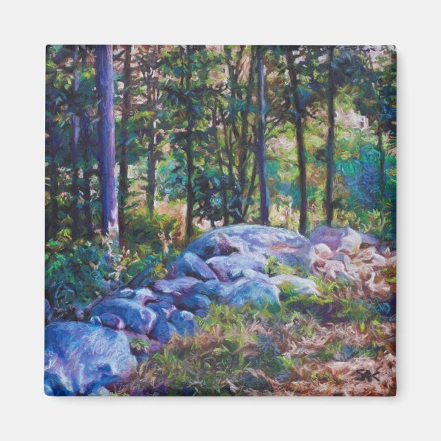 New England Woods Magnet (Front)