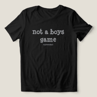 NEW ERA Not A Boys Game 3.0 Bold T-Shirt Tri-Blend Shirt