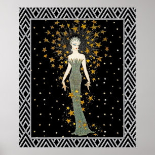 New ERTE design (Stars) Poster