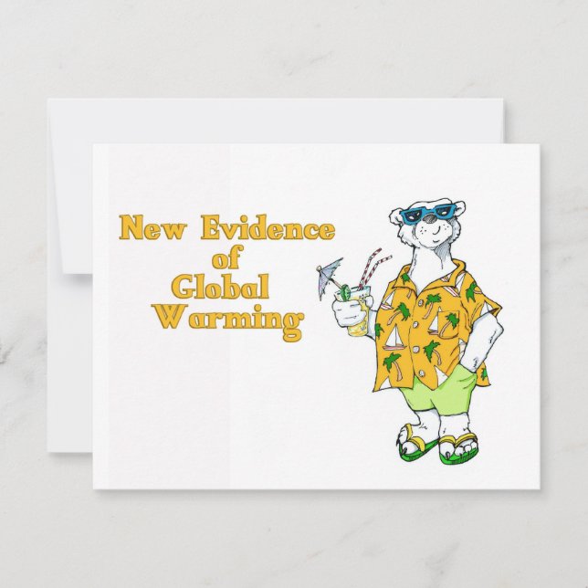 New Evidence of Global Warming (Front)