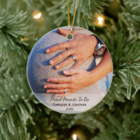 New Expecting Parents to Be Simple Classic Photo