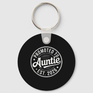 New Family Member Announcement Promoted To Auntie Key Ring