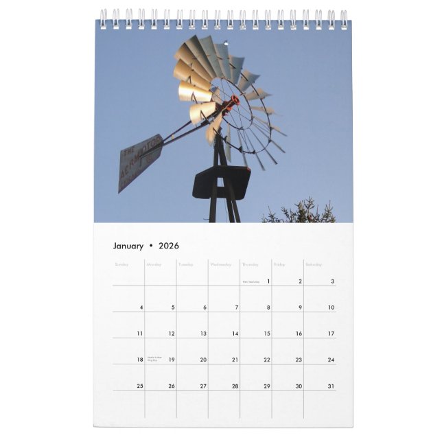 New! Farm & Fields of Preble County Ohio Photos Calendar (Jan 2026)