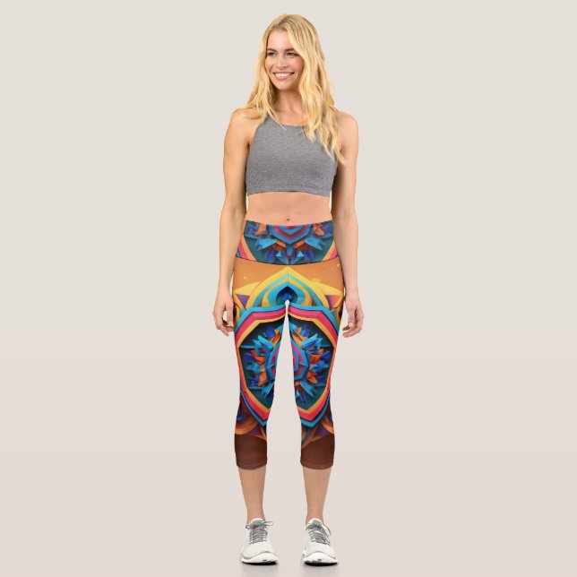 New fashion High Waisted Capris (Front)