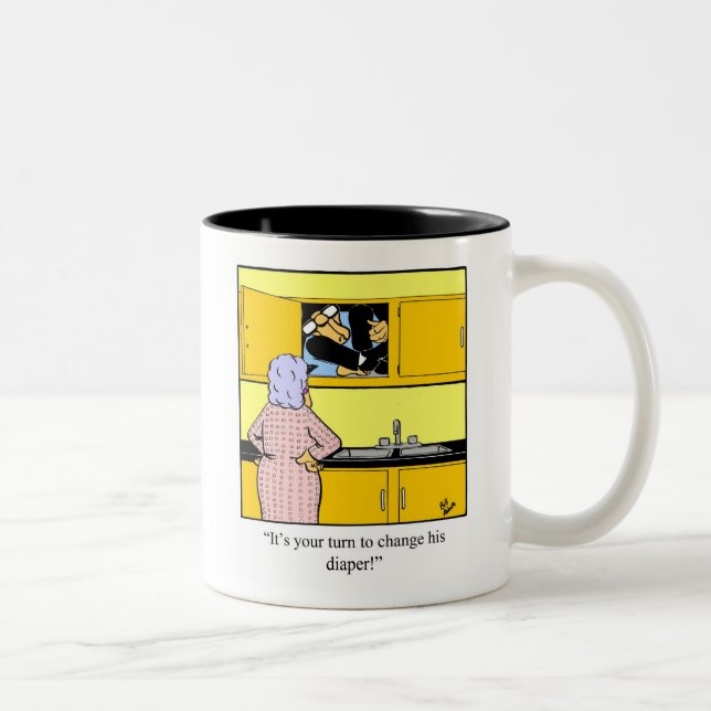 New Father Father's Day Humour Mug "Spectickles" (Right)