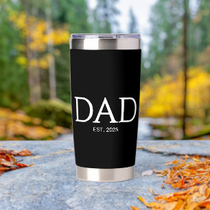 New Father Gift Dad Established Insulated Tumbler