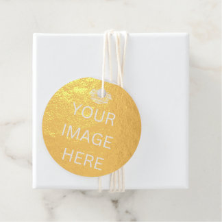 NEW! Favour Tag - Real Foil - Set of 12 - Circle