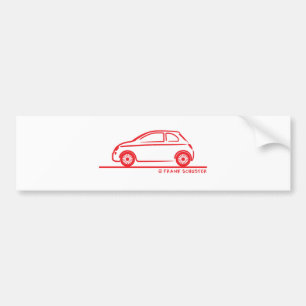 New Fiat 500 Cinquecento Bumper Sticker