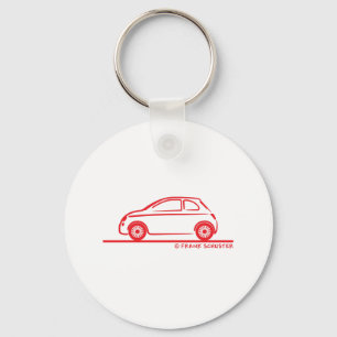 New Fiat 500 Cinquecento Key Ring