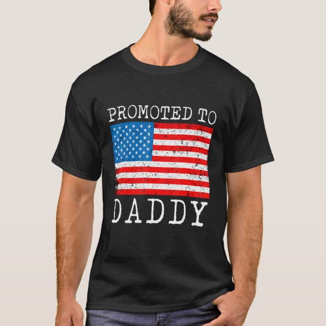 New First Time Dad Police Law Enforcement Daddy  1 T-Shirt (Front)