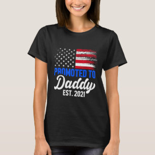 New First Time Dad Police Law Enforcement Daddy 7 T-Shirt