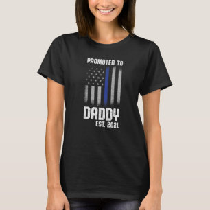 New First Time Dad Police Law Enforcement Daddy T-Shirt
