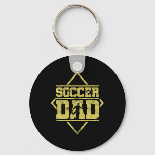 New First Time Dad To Be Instruct Soccer Daddy Da1 Key Ring
