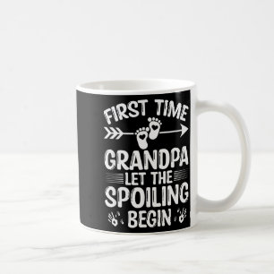 New First Time Grandpa Let The Siling Begin Coffee Mug