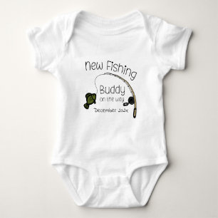 New Fishing Buddy - Fishing Buddy Coming Soon Baby Bodysuit