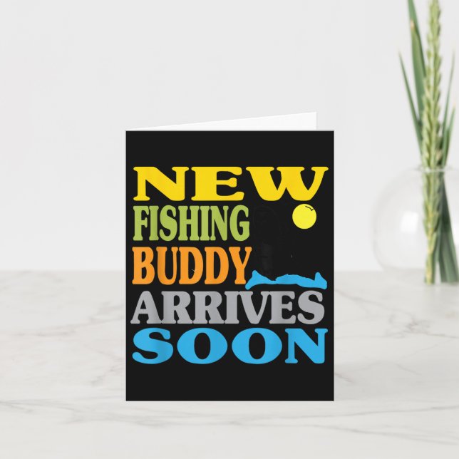 New Fishing Father’s Day Grandpa, Funny, Mom, Baby Card (Front)