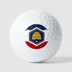 New flag of Utah State  Golf Balls