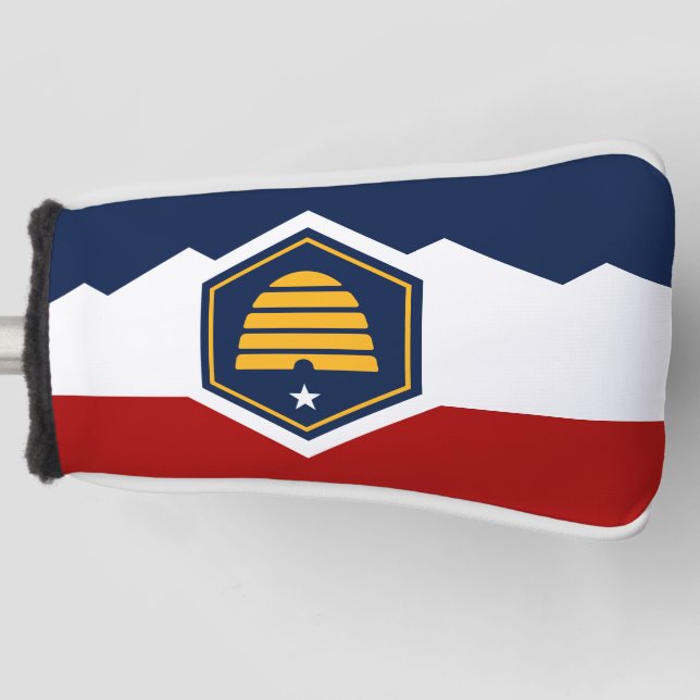 New flag of Utah State  Golf Head Cover (Front)