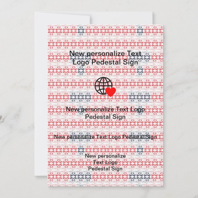 New Flat Invitation Customise your own (Front)