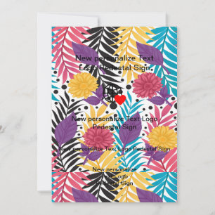 New Flat Invitation Customise your own