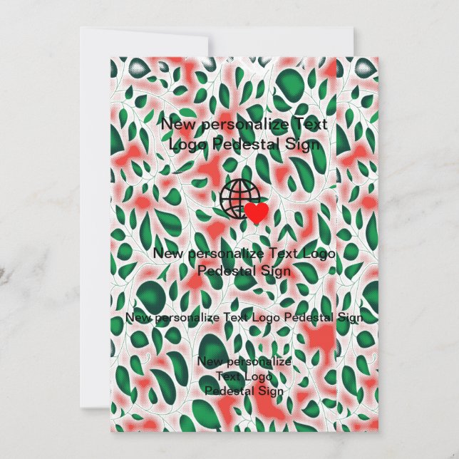 New Flat Invitation Customise your own (Front)