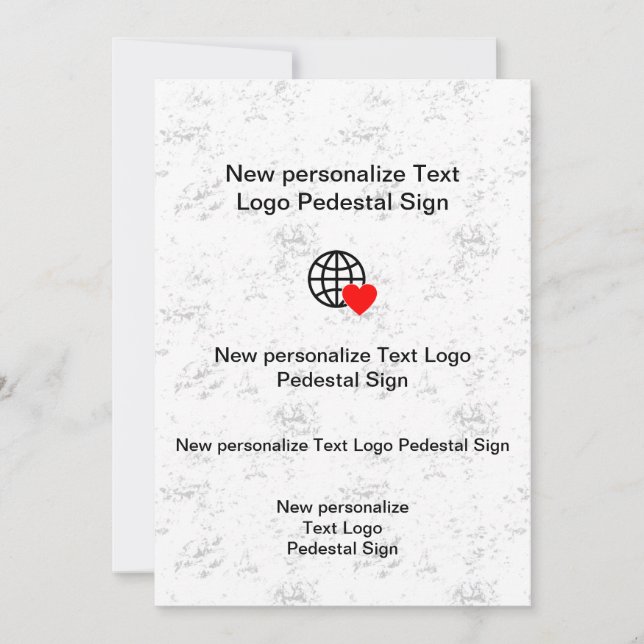 New Flat Invitation Customise your own (Front)