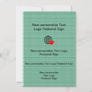 New Flat Invitation Customise your own