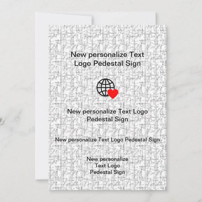 New Flat Invitation Customise your own (Front)