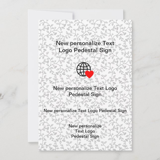 New Flat Invitation Customise your own (Front)