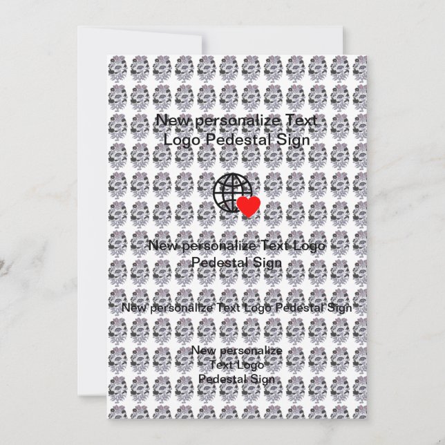 New Flat Invitation Customise your own (Front)