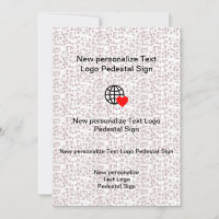 New Flat Invitation Customise your own