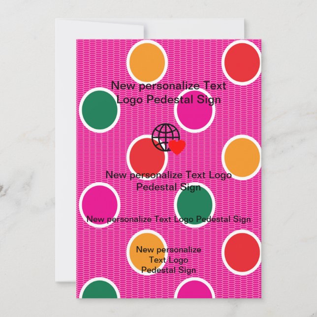 New Flat Invitation Customise your own (Front)