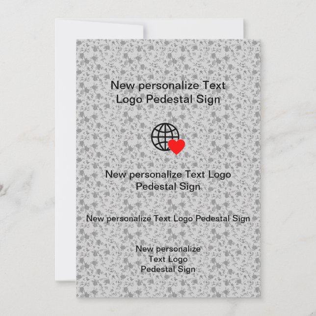 New Flat Invitation Customise your own (Front)