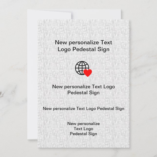 New Flat Invitation Customise your own (Front)