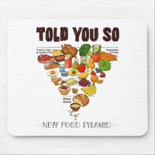 New Food Pyramid 2026 Told You So Carnivore Keto L Mouse Mat