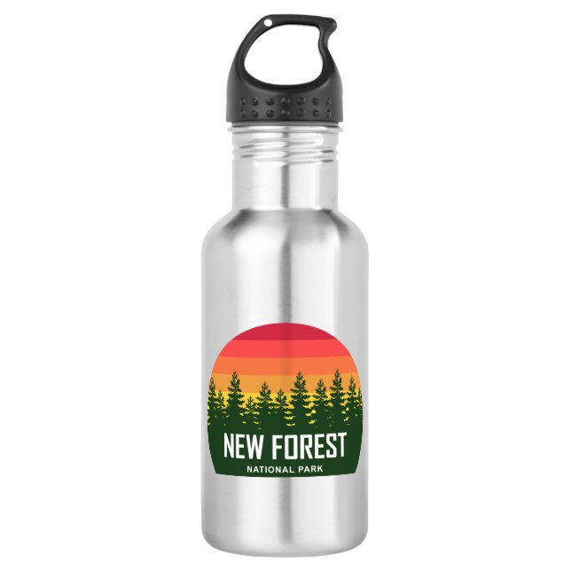 New Forest National Park 532 Ml Water Bottle (Front)