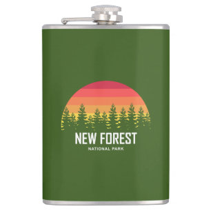 New Forest National Park Hip Flask